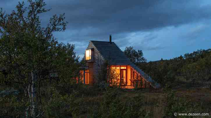 Cabin Thunder Top in Norway doubles as a viewpoint and ski jump