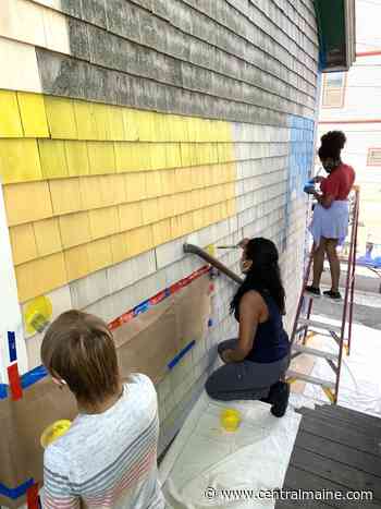 RSU 13's Arts in Action program creating community mural in Rockland - Kennebec Journal & Morning Sentinel