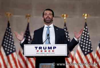 Donald Trump Jr says Joe Biden is 'Loch Ness monster of the swamp'