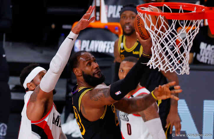On Mamba Night, the Lakers make short work of Blazers to take 3-1 series lead