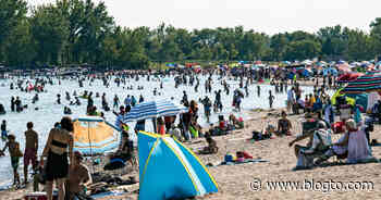 Crowds flocked to Toronto beaches to escape the heat this weekend - blogTO