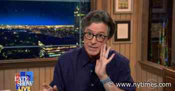 Stephen Colbert Says Republicans Have Gone Full Cult for Trump