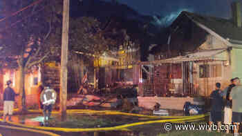 Woman rescued as fire burns three homes on Vermont St. in Buffalo