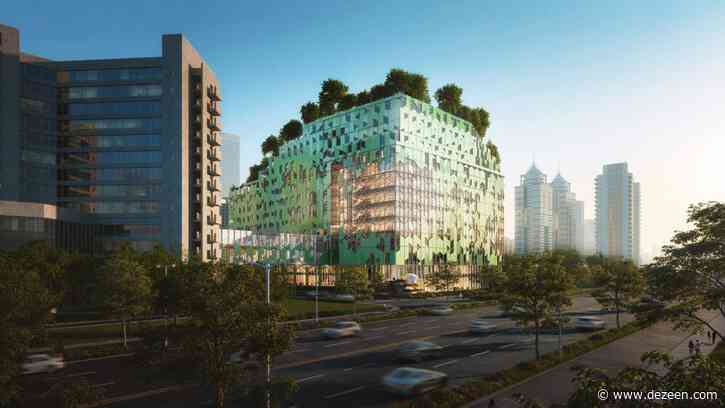 Cascade of sky gardens to crown Shenzhen children's hospital by B+H Architects