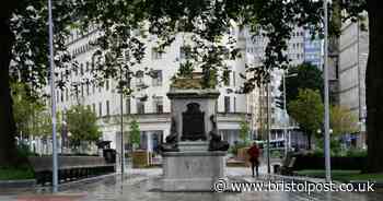 A familiar Bristol icon has appeared on the Colston plinth