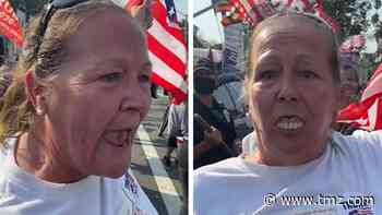 Trump Supporter Hurls Xenophobic Attack As Dentures Keep Falling Out