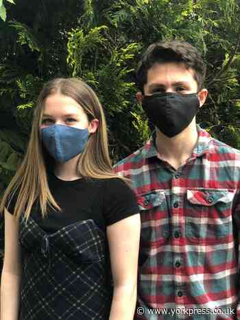 York teenagers and their mother call for the government to change its mind on facemasks in school