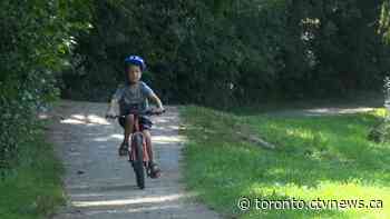 5-year-old boy bikes 100km to raise money for kids cancer research