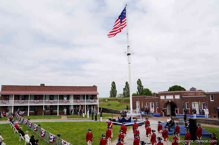 Forklift Damages Fort McHenry Walkway Ahead Of VP Mike Pence’s RNC Speech