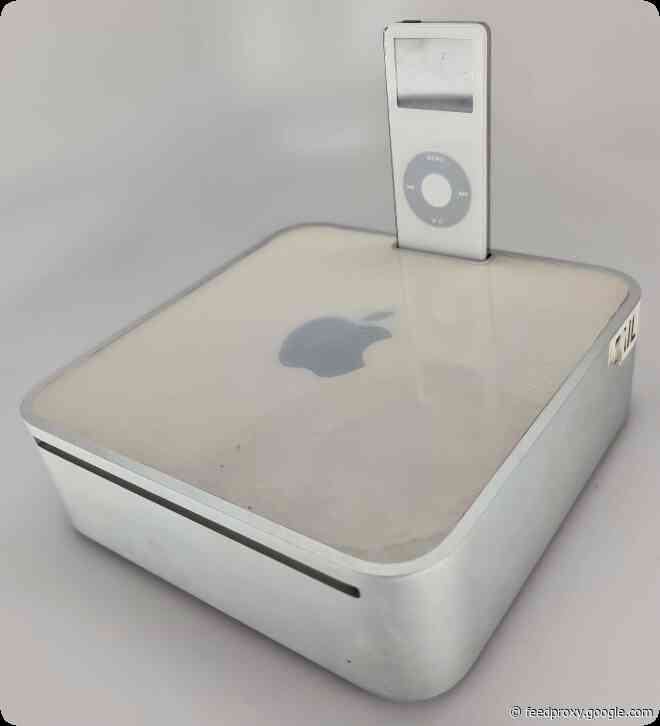 Apple once prototyped a Mac mini with a built-in iPod nano dock