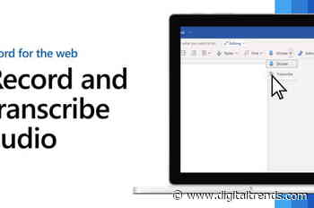 New Microsoft live dictation and transcription feature for Word is now available