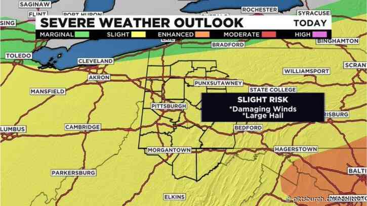 Pittsburgh Weather: Cold Front Slamming Into Our Hot, Humid Air Mass, Prompting Severe Weather Threat