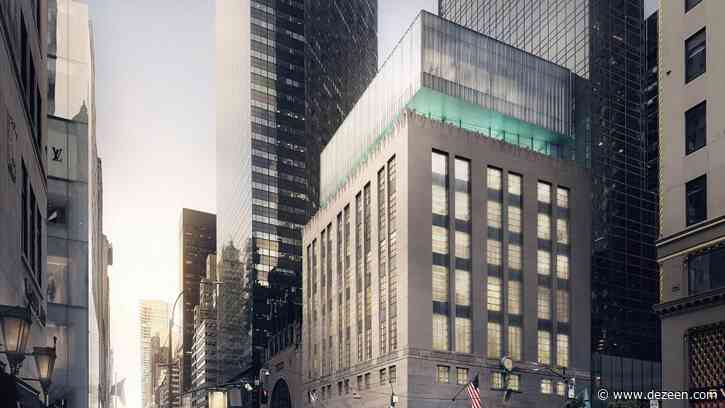 OMA designs glass volume to top Tiffany & Co's New York flagship store