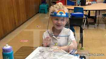 Cute Preschooler Shows What Back-to-School Looks Like for Kids During Pandemic