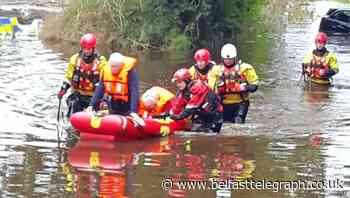 37 rescued from flood water in Northern Ireland