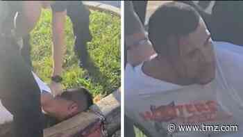 Police Slam Man's Head into Curb During Arrest