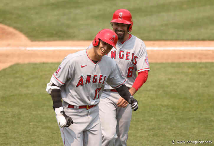 Angels’ Shohei Ohtani spending downtime working in outfield