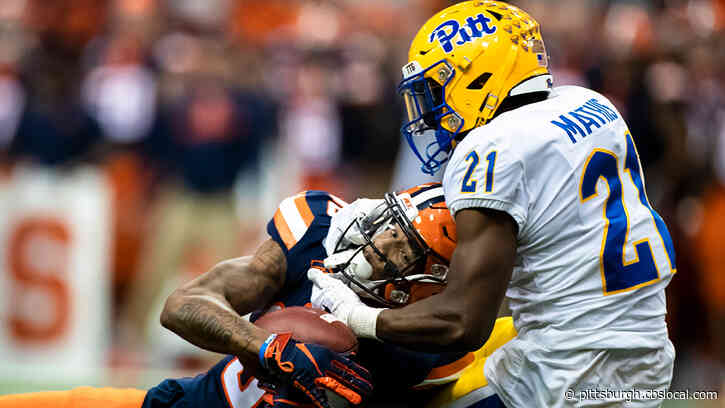 Pitt Cornerback Damarri Mathis Will Miss 2020 Season