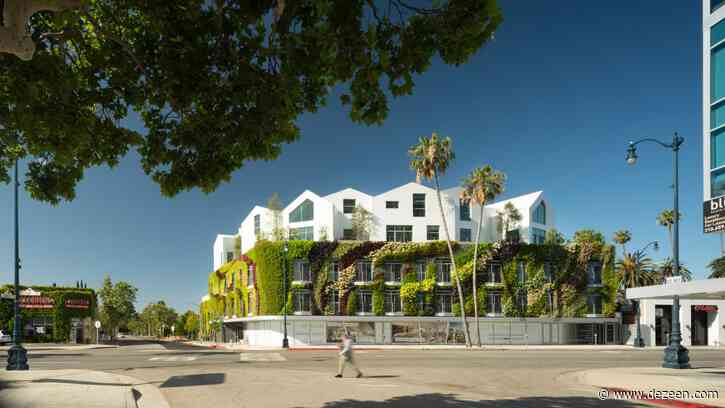 MAD wraps Beverly Hills residences Gardenhouse with America's "largest living wall"