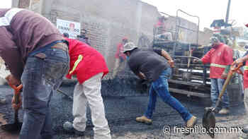 Gobierno de Tello y Municipio mejoran 10 vialidades de Trancoso - FresnilloMX