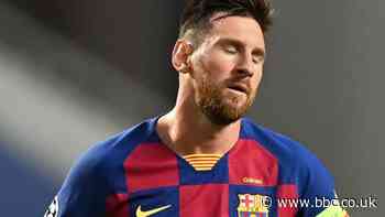 Lionel Messi hands in Barcelona transfer request