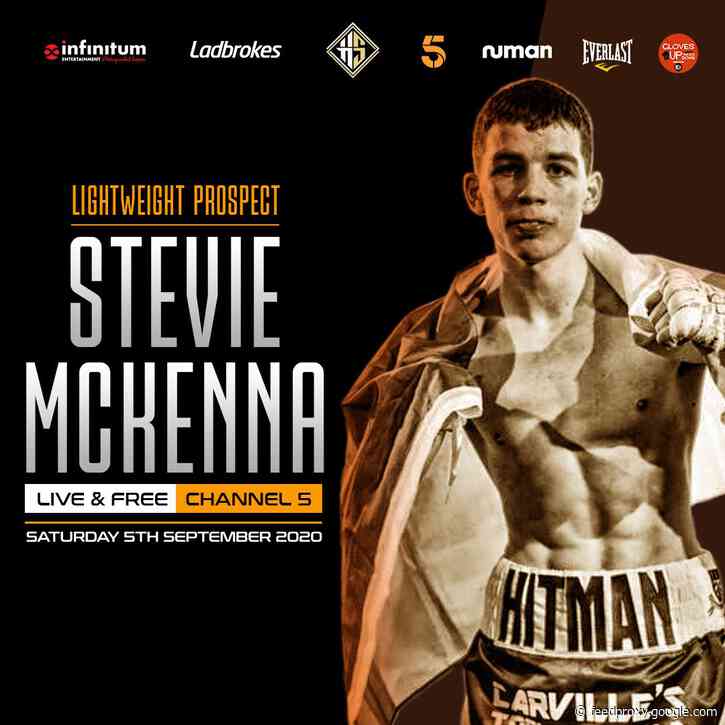 Stephen McKenna faces Kris Pilkington on September 5