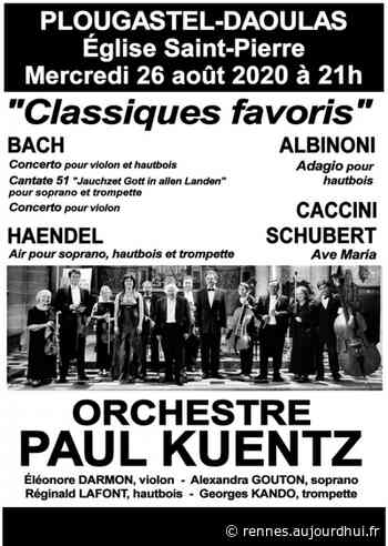 CLASSIQUES FAVORIS BACH HAENDEL - ORCHESTRE PAUL KUENTZ - EGLISE SAINT PIERRE, Plougastel Daoulas, 29470 - Sortir à Rennes - Le Parisien Etudiant