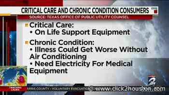 Notify your energy company to get immediate assistance if your medical devices require power - KPRC Click2Houston