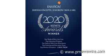Environ® Skin Care Receives "Top Medical Skin Care" in the Aesthetic Everything® Aesthetic and Cosmetic Medicine Awards 2020 - PRNewswire