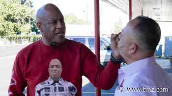 'Friday' Star Tommy 'Tiny' Lister Peddling Tombstones for Cemetery Tim