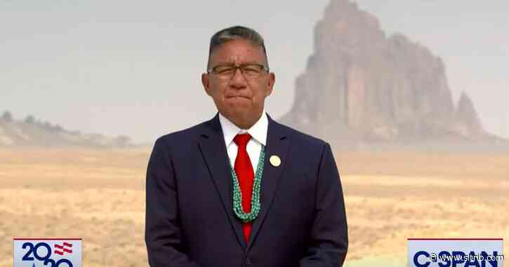 Navajo President Jonathan Nez and Vice President Myron Lizer address the Democratic, GOP conventions