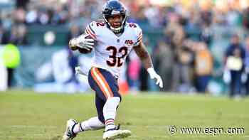 Bears RB Montgomery injures groin in practice