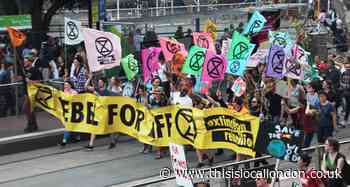 Extinction Rebellion activists arrested before protest start
