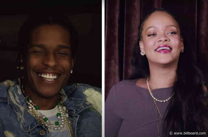 Rihanna Jokes About ‘Umbrella’ Hit While A$AP Rocky Reflects on First Red Carpet Look in Two-Part Interview