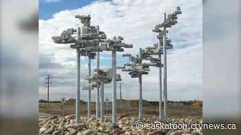 Largest ever privately-donated public art piece unveiled in Saskatoon