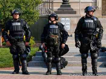 'We appreciate you guys': Wisconsin police in armored vehicles thanked armed militia and gave them water bottles