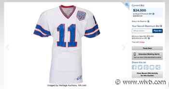 Scott Norwood’s “wide-right” jersey up for auction