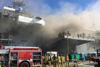 Repairing Fire-Damaged USS Bonhomme Richard Would Likely Take Years, Admiral Says