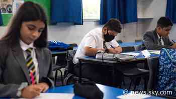 Face masks in schools: Wales recommends coverings in secondaries - Sky News