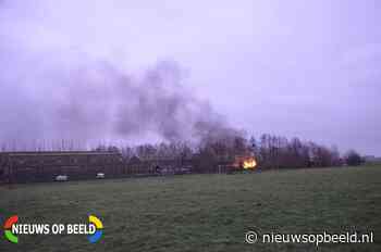 Gebouwbrand blijkt groot vreugdevuur Benedenberg Bergambacht - Nieuws op Beeld