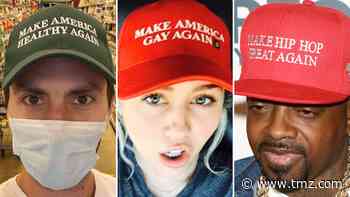 Celebrities Parody MAGA Hats with Gay, Healthier Messages