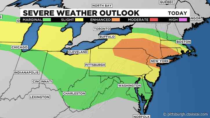 Pittsburgh Weather: Strong Storms With Straight Line Wind Possible