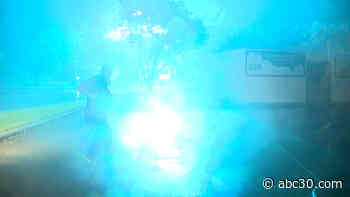 TV reporter covering Hurricane Laura has close call with blast of electricity live on air