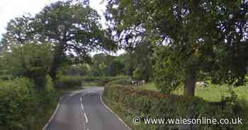 Motorcyclist in hospital with serious injuries after crash
