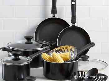 Nab a solid $40 cookware set and $70 mini fridge right now     - CNET