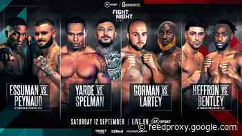 Sept.12: Anthony Yarde vs. Dec Spelman