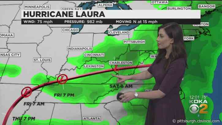 Pittsburgh Weather: Severe Storms Could Bring Isolated Tornado Threat, Then Laura’s Remnants Move In