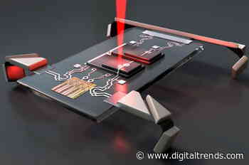 Tiny robot can be made to ‘walk’ using pulsed laser beams