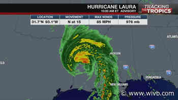 Laura weakens to tropical storm, bringing damaging winds and flooding rainfall as it moves inland