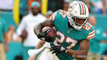 Source: Dolphins trade RB Ballage to rival Jets